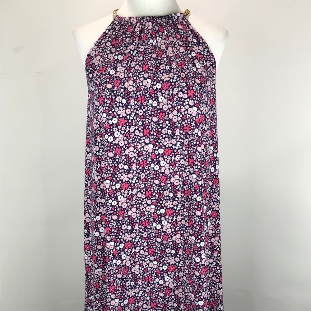 MICHAEL Michael Kors Halter Dress Blush Floral